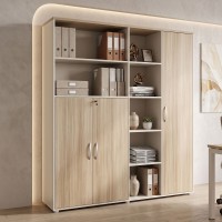 Βιβλιοθήκη γραφείου Stark pakoworld σε oak-μπεζ απόχρωση 160x40x200εκ