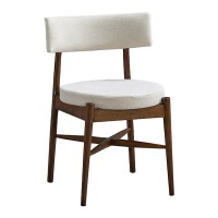 Τραπεζαρία Eleganza-Raudi pakoworld σετ 7τεμ mdf σε καρυδί-εκρού απόχρωση 180x99x75.8εκ