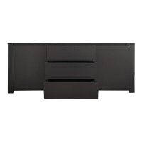 Μπουφές Kalya pakoworld σε ανθρακί απόχρωση 220x49x89.5εκ