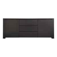 Μπουφές Kalya pakoworld σε ανθρακί απόχρωση 220x49x89.5εκ