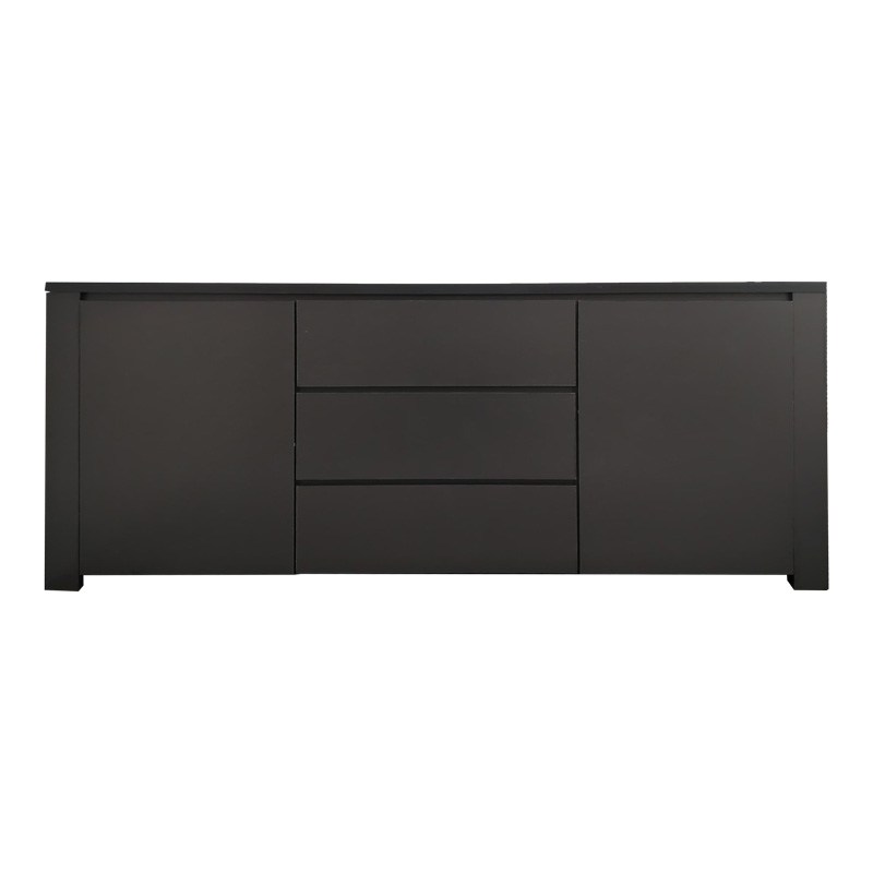 Μπουφές Kalya pakoworld σε ανθρακί απόχρωση 220x49x89.5εκ