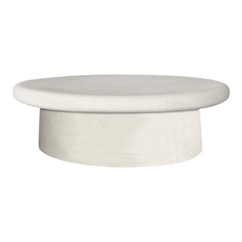 Τραπέζι σαλονιού Herona pakoworld mdf λευκό 100x60x32εκ