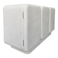 Μπουφές Kooldio pakoworld mdf λευκό 120x37.5x69εκ