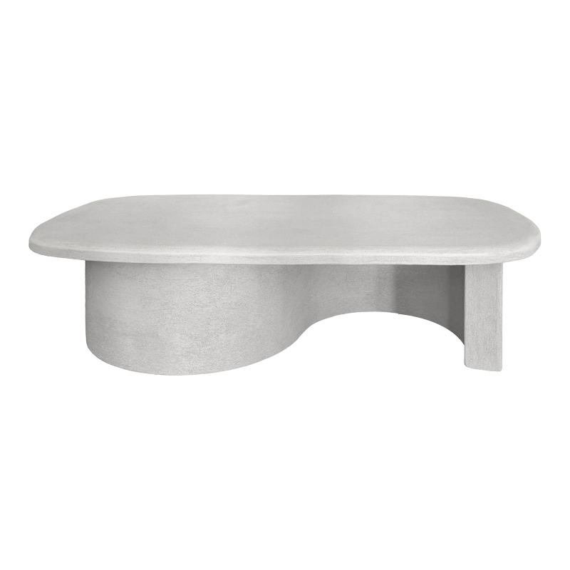 Τραπέζι σαλονιού Verven pakoworld mdf λευκό 120x60x32εκ