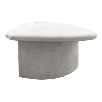 Τραπέζι σαλονιού Verven pakoworld mdf λευκό 120x60x32εκ