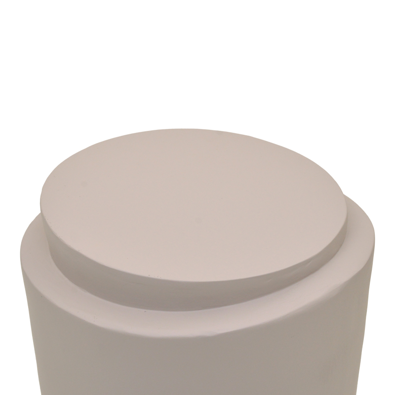 Βοηθητικό τραπέζι Fortox pakoworld MGO cappuccino Φ40x49.5εκ