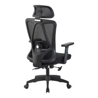 Καρέκλα γραφείου διευθυντή Magida pakoworld mesh μαύρο 58.5x66x115-125εκ