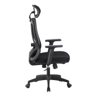 Καρέκλα γραφείου διευθυντή Magida pakoworld mesh μαύρο 58.5x66x115-125εκ