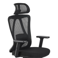 Καρέκλα γραφείου διευθυντή Magida pakoworld mesh μαύρο 58.5x66x115-125εκ