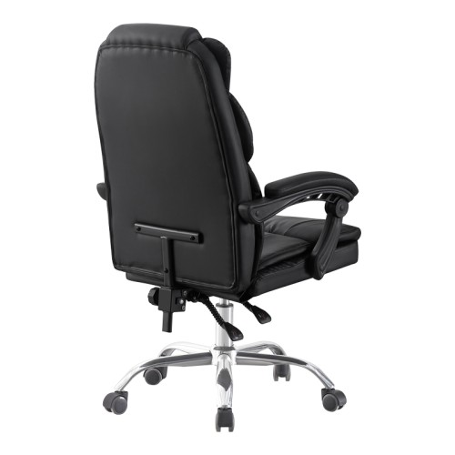 Καρέκλα γραφείου διευθυντή Sanema pakoworld pu μαύρο 62x67x112-122εκ