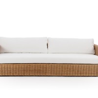 ows-0100056 Καναπές Τριθέσιος Life (220x86x60) rattan Soulworks