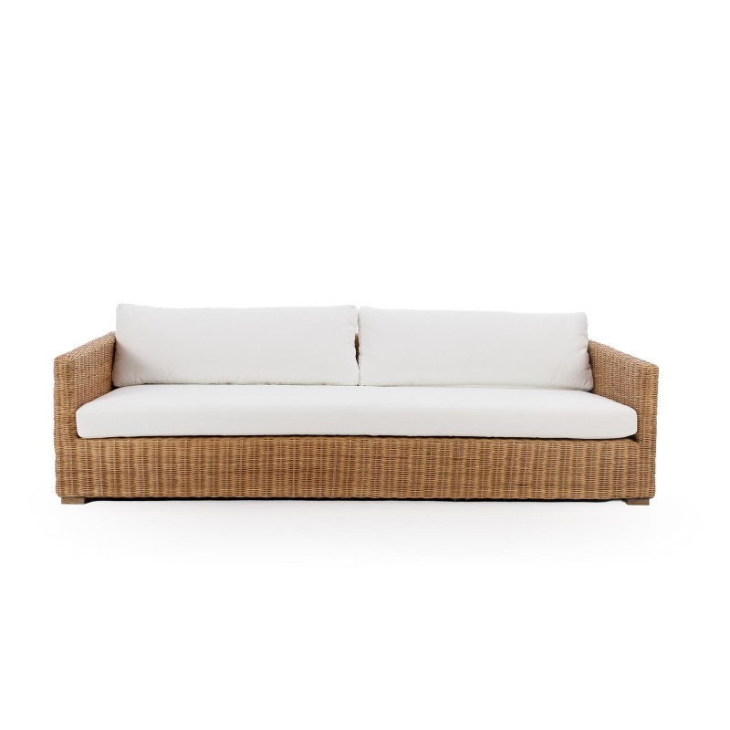 ows-0100056 Καναπές Τριθέσιος Life (220x86x60) rattan Soulworks