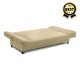 Kαναπές - κρεβάτι Tiko Plus Megapap τριθέσιος με αποθηκευτικό χώρο και ύφασμα σε μπεζ 200x90x96εκ.