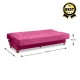 Καναπές - κρεβάτι Victor Megapap τριθέσιος βελούδινος με αποθηκευτικό χώρο σε χρώμα μωβ 190x84x90εκ.