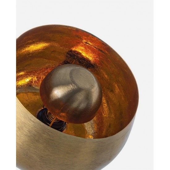 Bizzotto Επιτραπέζιο Φωτιστικό ISHAN  Μέταλλο/Χρυσό 28x24.5cm 