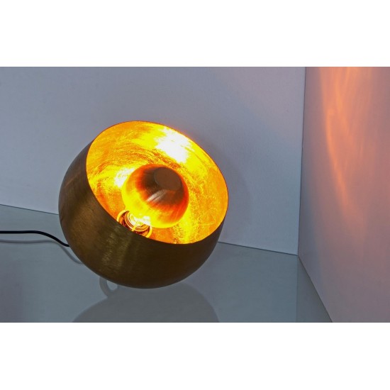 Bizzotto Επιτραπέζιο Φωτιστικό ISHAN  Μέταλλο/Χρυσό 28x24.5cm 