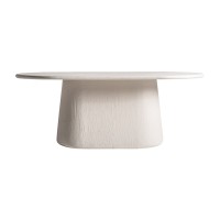 INHA Τραπέζι Τραπεζαρίας 200x100x76εκ. Off white