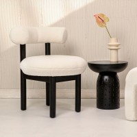 Καρέκλα PACIS εκρού 59.5x65.5x75.5 cm