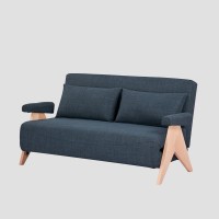 Καναπές-κρεβάτι CALORE διθέσιος μπλε σκούρο 157x90x82 cm