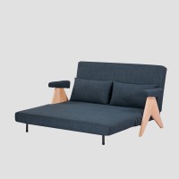 Καναπές-κρεβάτι CALORE διθέσιος μπλε σκούρο 157x90x82 cm