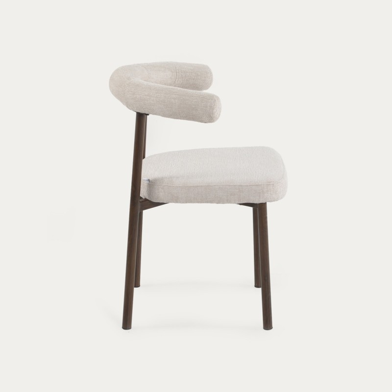 Καρέκλα NOVARO μπεζ 53.5x61x75.5 cm