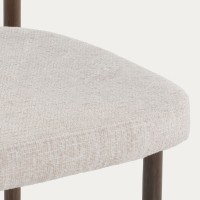Καρέκλα NOVARO μπεζ 53.5x61x75.5 cm