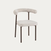 Καρέκλα NOVARO μπεζ 53.5x61x75.5 cm