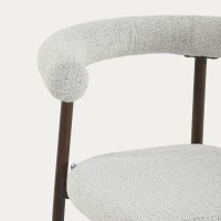 Καρέκλα NOVARO μπεζ 53.5x61x75.5 cm