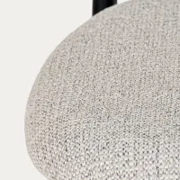 Καρέκλα AVERON μπεζ με μαύρα πόδια 52x55.5x77 cm