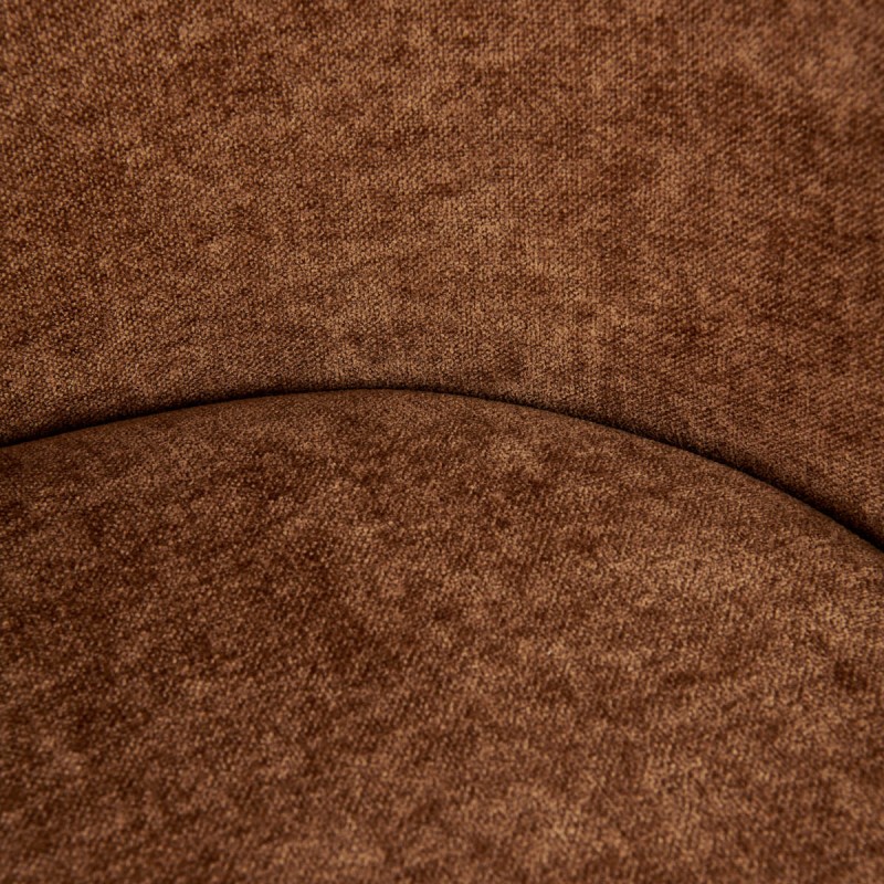 Καρέκλα VELARIO καφέ 59.5x60.5x79 cm