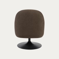 Πολυθρόνα LIGNERO περιστρεφόμενη καφέ 61x75.5x84 cm