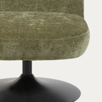 Πολυθρόνα LIGNERO περιστρεφόμενη πράσινη 61x75.5x84 cm