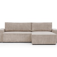 Γωνιακός Καναπές-Κρεβάτι Flabio Mini 283x90x144cm