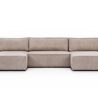 Πολυμορφικός Καναπές-Κρεβάτι Flabio U II / Lincoln 03 386x144x90cm