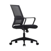 BF2115 Πολυθρόνα Γραφείου Μαύρο Mesh - Ύφασμα Μαύρο 62x58x92/100cm
