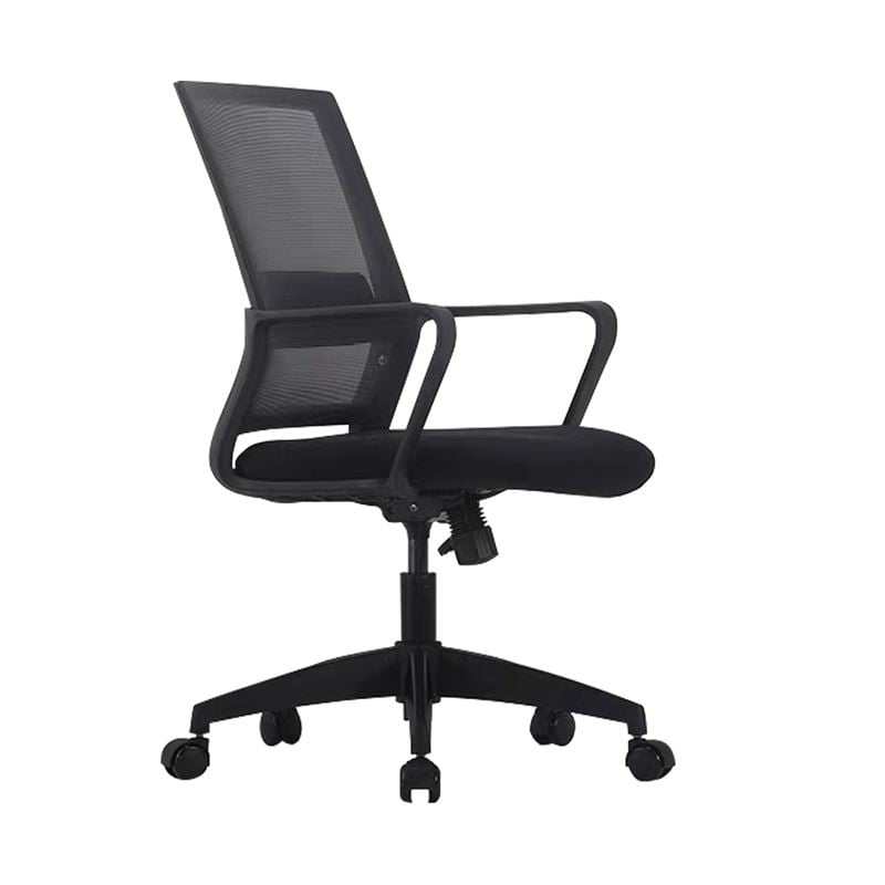 BF2115 Πολυθρόνα Γραφείου Μαύρο Mesh - Ύφασμα Μαύρο 62x58x92/100cm