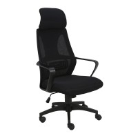 BF2950 Πολυθρόνα Γραφείου Διευθυντή, Mesh Μαύρο 62x62x113/121cm