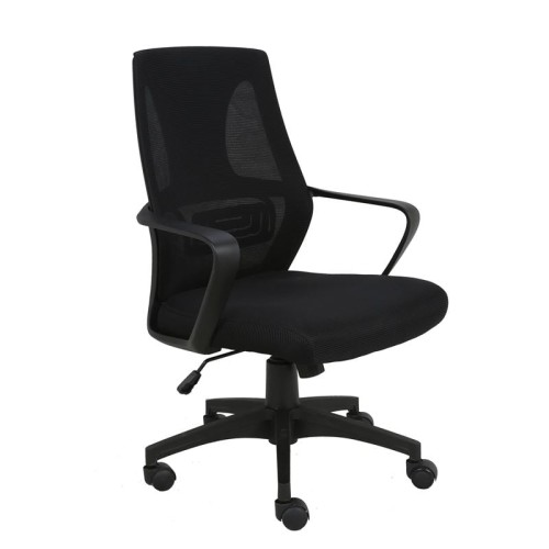 BF2960 Πολυθρόνα Γραφείου Mesh Μαύρο 60x59x93/101cm
