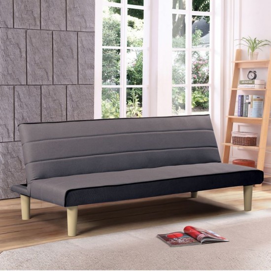 BIZ Καναπές - Κρεβάτι Σαλονιού Καθιστικού - Ύφασμα Καφέ  167x75x70cm /Κρεβάτι 167x87x32