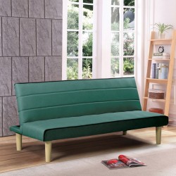 BIZ Καναπές - Κρεβάτι Σαλονιού Καθιστικού - Ύφασμα Πράσινο 167x75x70cm /Κρεβάτι 167x87x32
