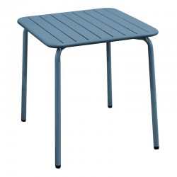BRIO Slat Τραπέζι-Pro Κήπου - Βεράντας, Μέταλλο Βαφή Sandy Blue 5415C 160x90x73cm