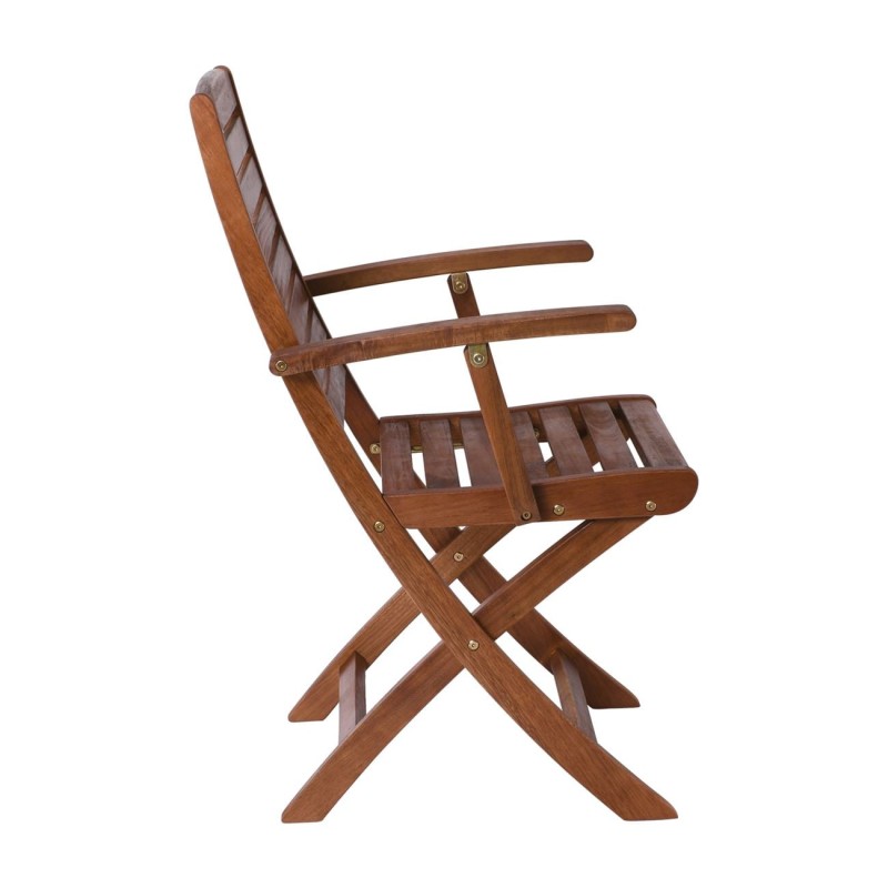 Σετ2ΤεμSPOT Πολυθρόνα Πτυσσόμενη Ξύλο Acacia 55x54x90cm