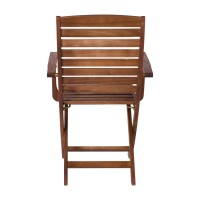 Σετ2ΤεμSPOT Πολυθρόνα Πτυσσόμενη Ξύλο Acacia 55x54x90cm