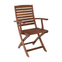 Σετ2ΤεμSPOT Πολυθρόνα Πτυσσόμενη Ξύλο Acacia 55x54x90cm