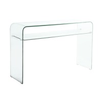 GLASSER Κονσόλα - Ράφι Διάφανο Γυαλί 12/8mm 110x35x75cm