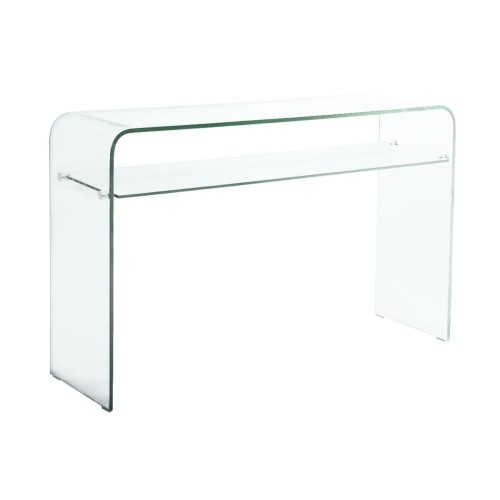 GLASSER Κονσόλα - Ράφι Διάφανο Γυαλί 12/8mm 110x35x75cm