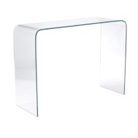 GLASSER Κονσόλα Διάφανο Γυαλί 12mm 110x35x75cm