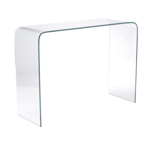 GLASSER Κονσόλα Διάφανο Γυαλί 12mm 110x35x75cm