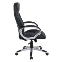 BF5700 Πολυθρόνα Διευθυντή Pu Μαύρο 64x72x112/121cm