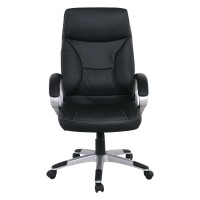 BF5700 Πολυθρόνα Διευθυντή Pu Μαύρο 64x72x112/121cm